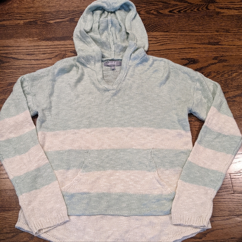 Women's Marled cozy hooded pullover sweater